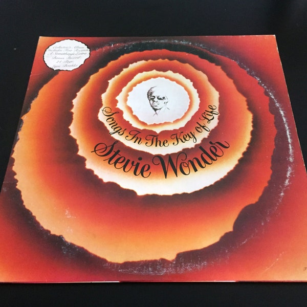 Vintage Stevie Wonder Songs in the Key of Life Vinyl LP Record Vinyl Album Double Album No 1970s