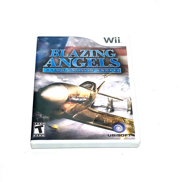 Nintendo Wii Blazing Angels Squadrons of WWII Video Game Complete with Manual and Case Tested Works Video Games Gamer