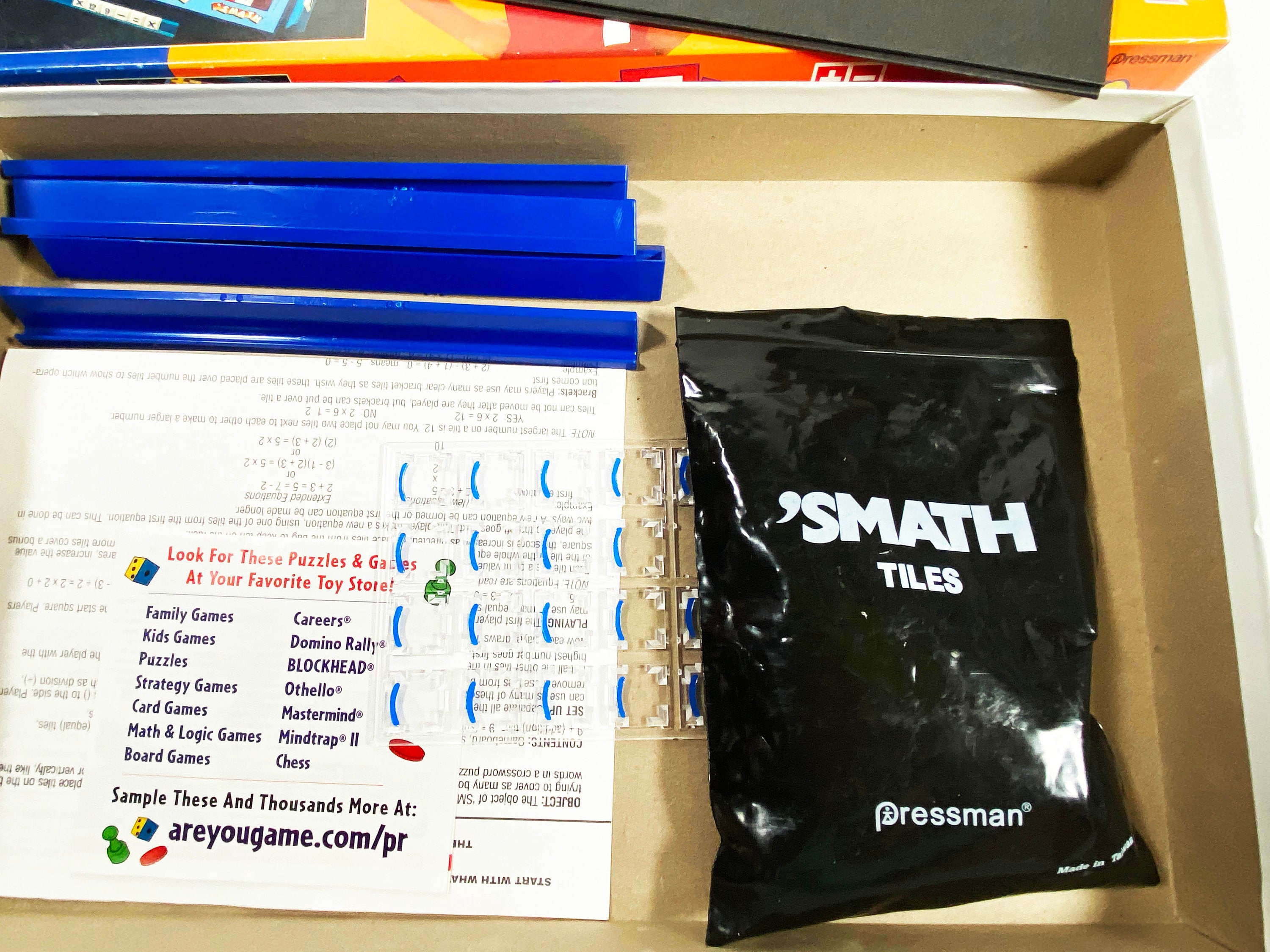 Math Game 1990s Vintage Smath Board Game 100% Complete 1999 90s Educational Math Game ...