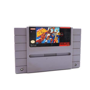 Vintage SNES NCAA Basketball 1991 Super Nintendo Video Game Sports 90s Original