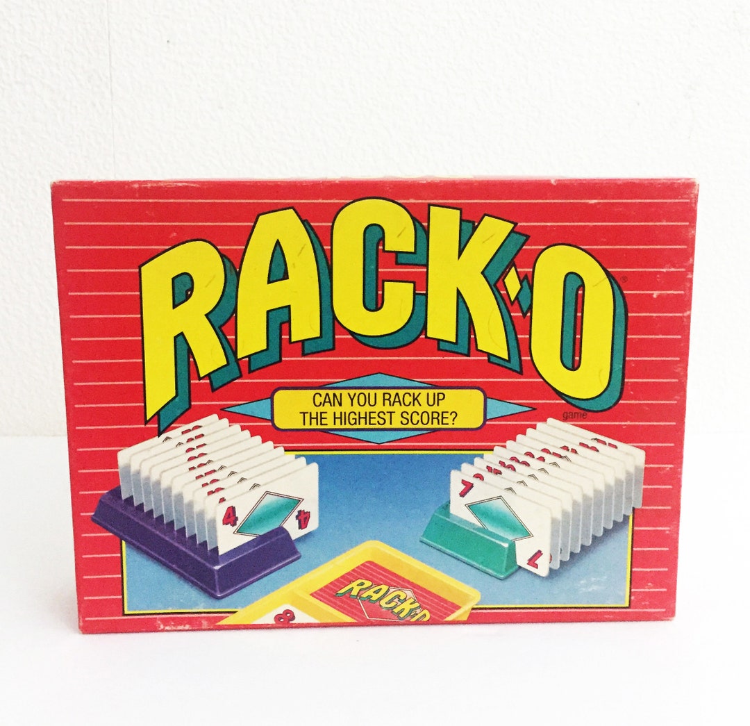 Vintage Rack-o Card Game Board Game by Parker Brothers Complete ...