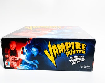Vintage Vampire Hunter Board Game, Complete Milton Bradley Edition