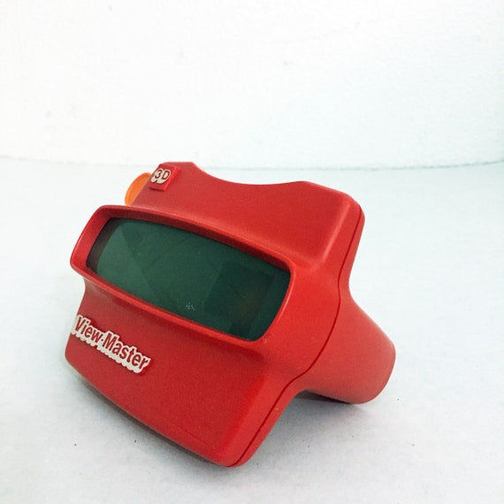 Vintage 1980s View Master 3D Toy in Red Viewmaster View Master 90s