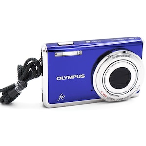 Vintage Olympus FE-5020 12MP Purple Digital Camera Digi Zoom AF Point Shoot Camera Tested Works Autofocus Y2k Megapixels Digicam