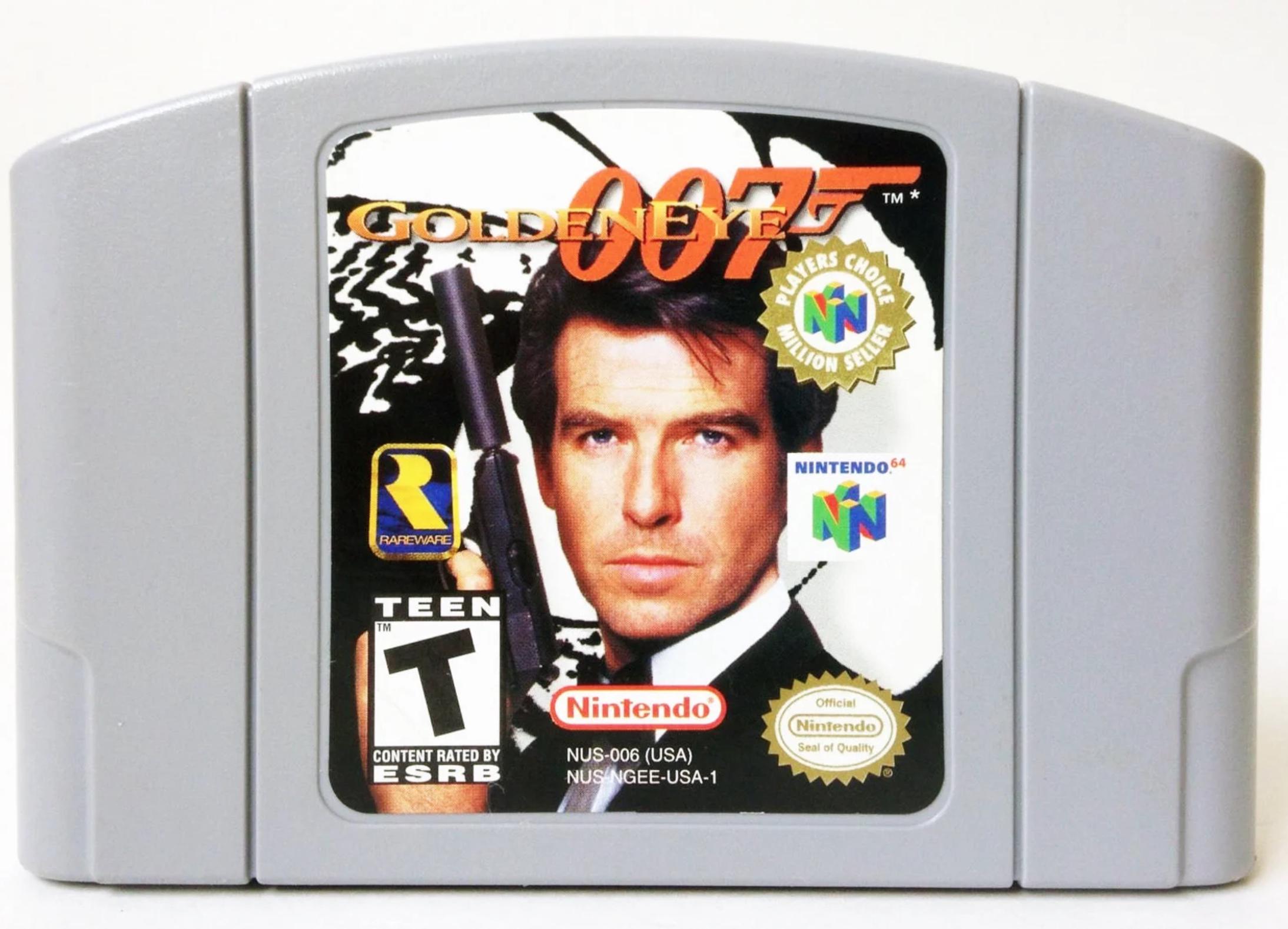 Vintage Goldeneye 007 Jame Bond Nintendo 64 Tested Works Excellent