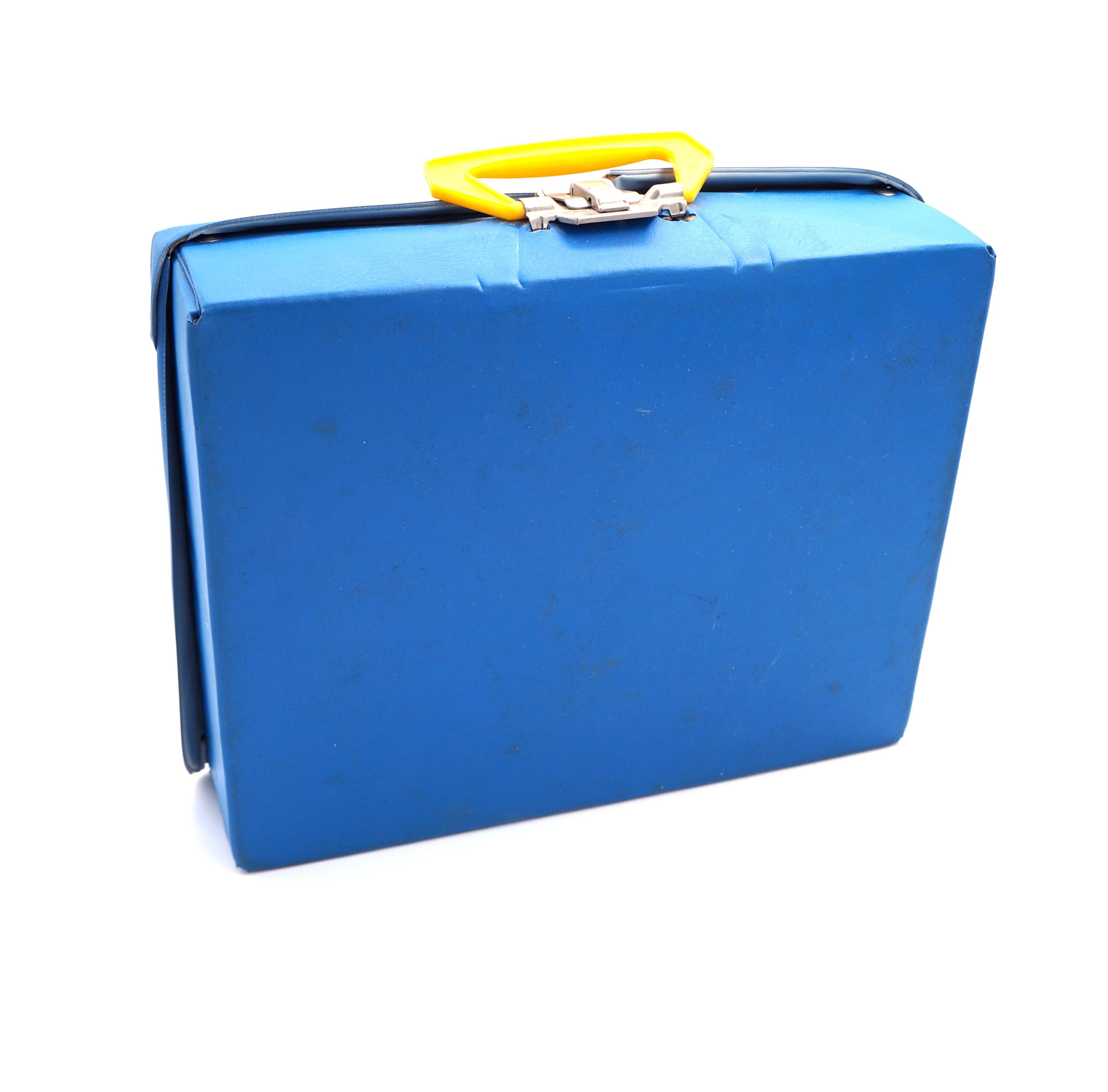 Vintage 1971 Matchbox Official Collector Car Carrying Case Blue