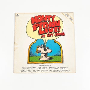 Vintage Monty Python Live at City Center LP Record Vinyl Comedy 1976 70s