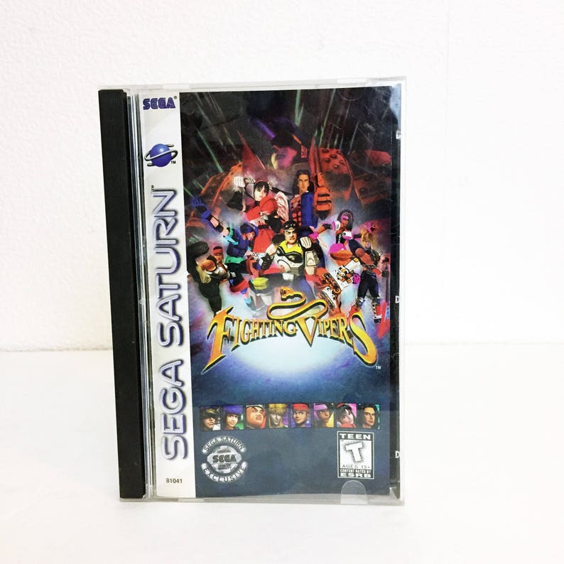 Vintage Sega Saturn Game Fighting Vipers CIB Original Case Manual Rare image 1