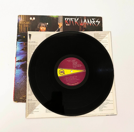 Vintage Original Rick James Street Songs Super Freak Vinyl Record
