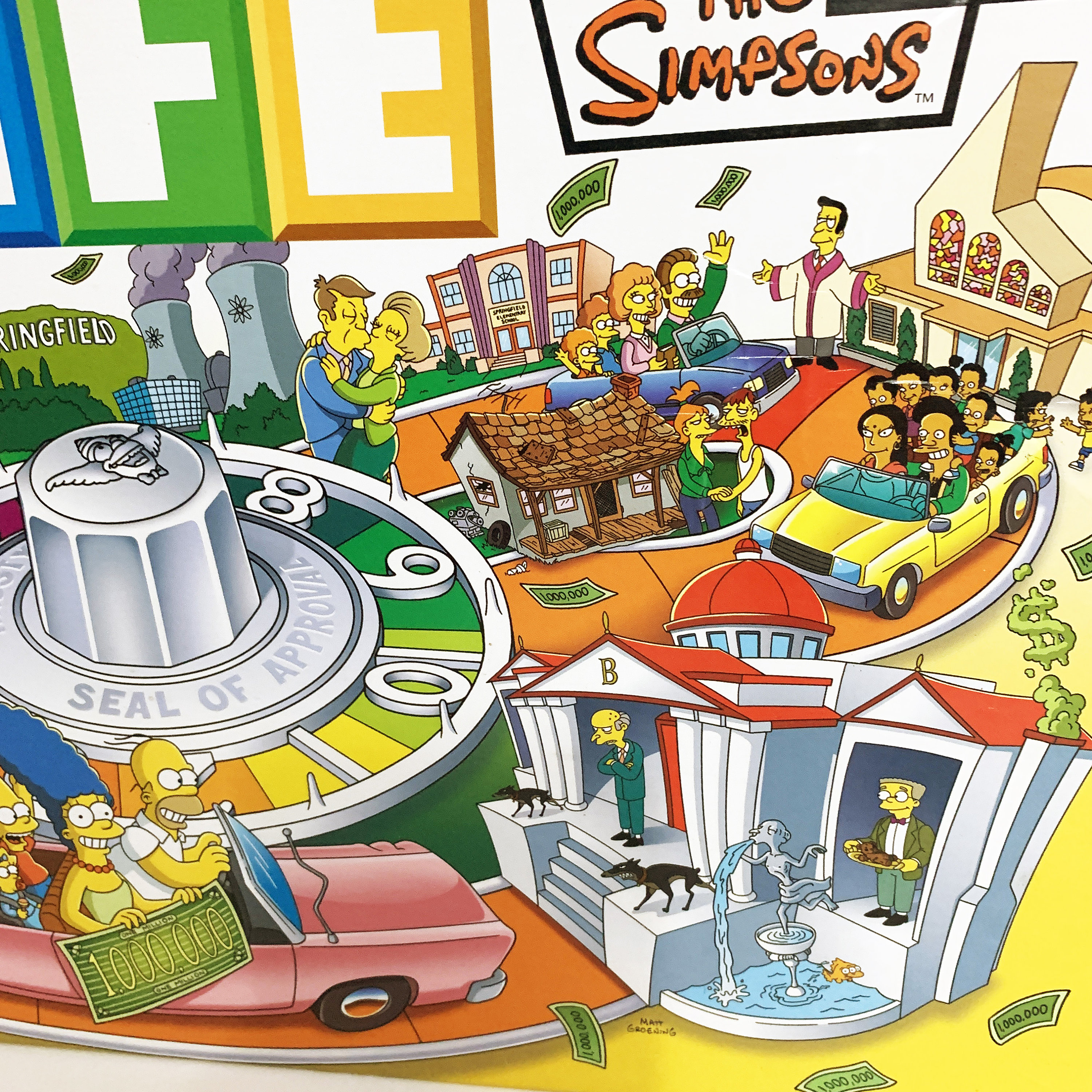 The Simpsons Game of Life Board Game Homer Bart 100% Complete in