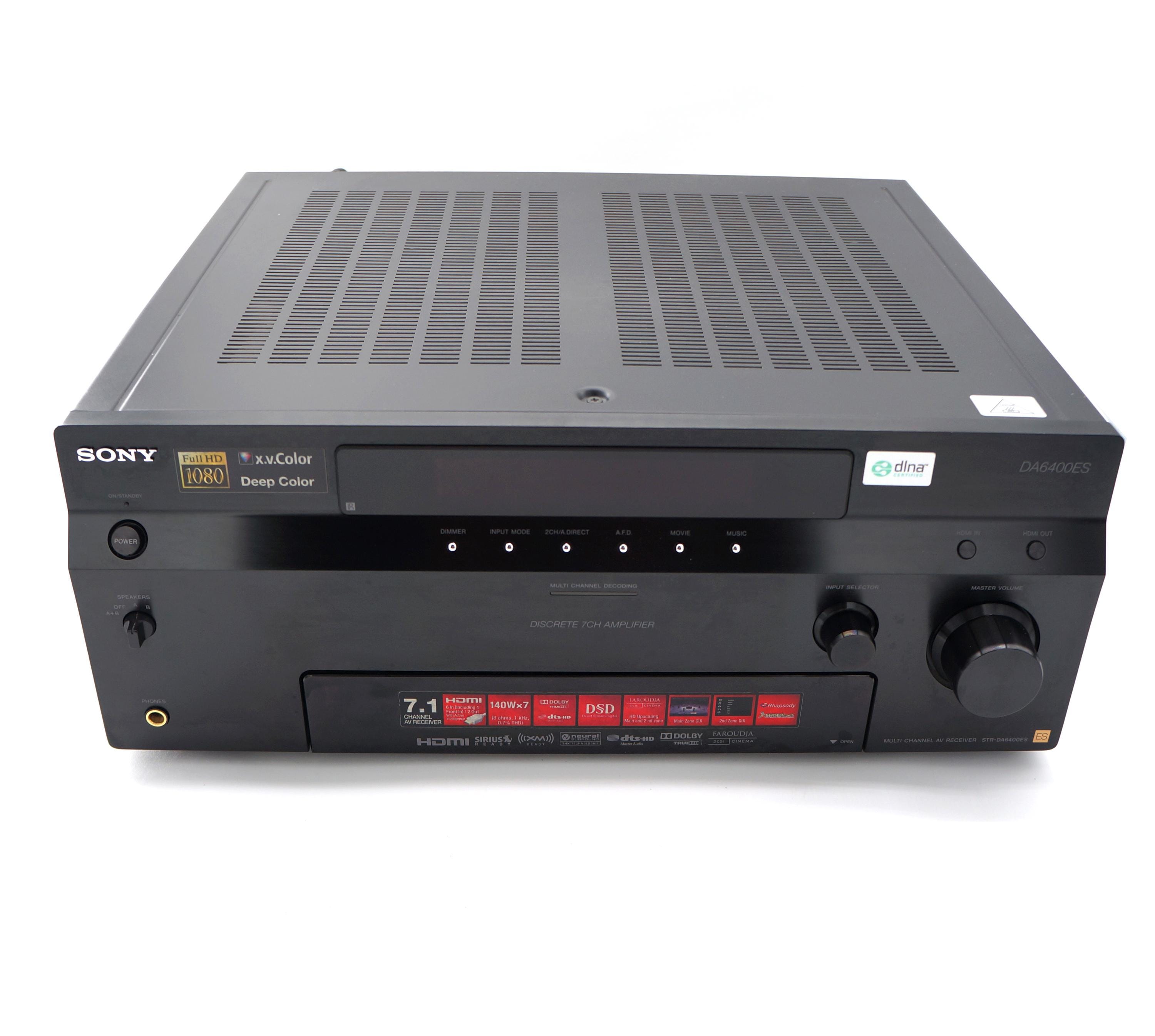 Rare Sony STR-DA6400ES Discrete 7 Channel Amplifier Receiver
