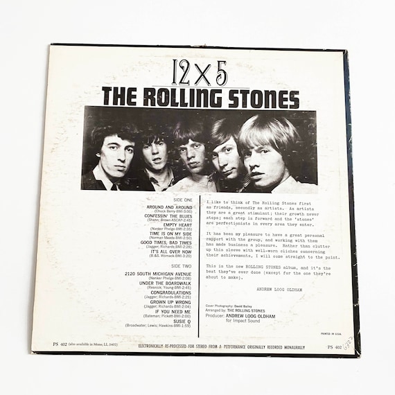The Rolling Stones First Album Cover