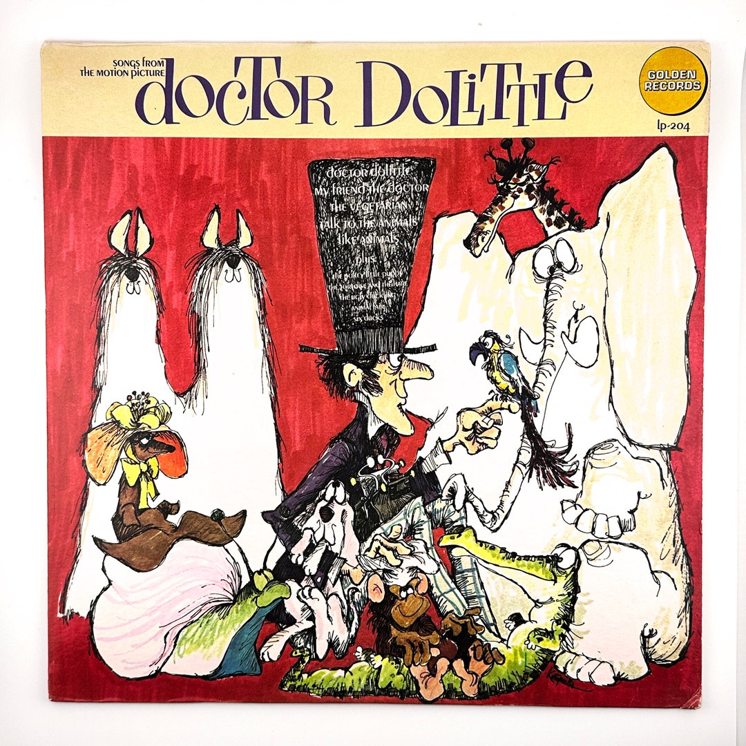 Vintage Doctor Dolittle Original Motion Picture Soundtrack Vinyl Record ...