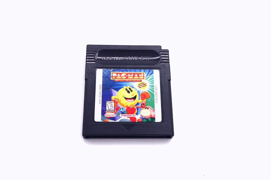 Pac-man Special Color Edition Game Boy Color Video Game - Etsy