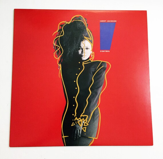 Vintage Original Janet Jackson Control LP With Liner Record
