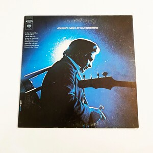 Vintage Johnny Cash At San Quentin Album Vinyl LP Record 12&quot; Original 1969 60s Boy Named Sue