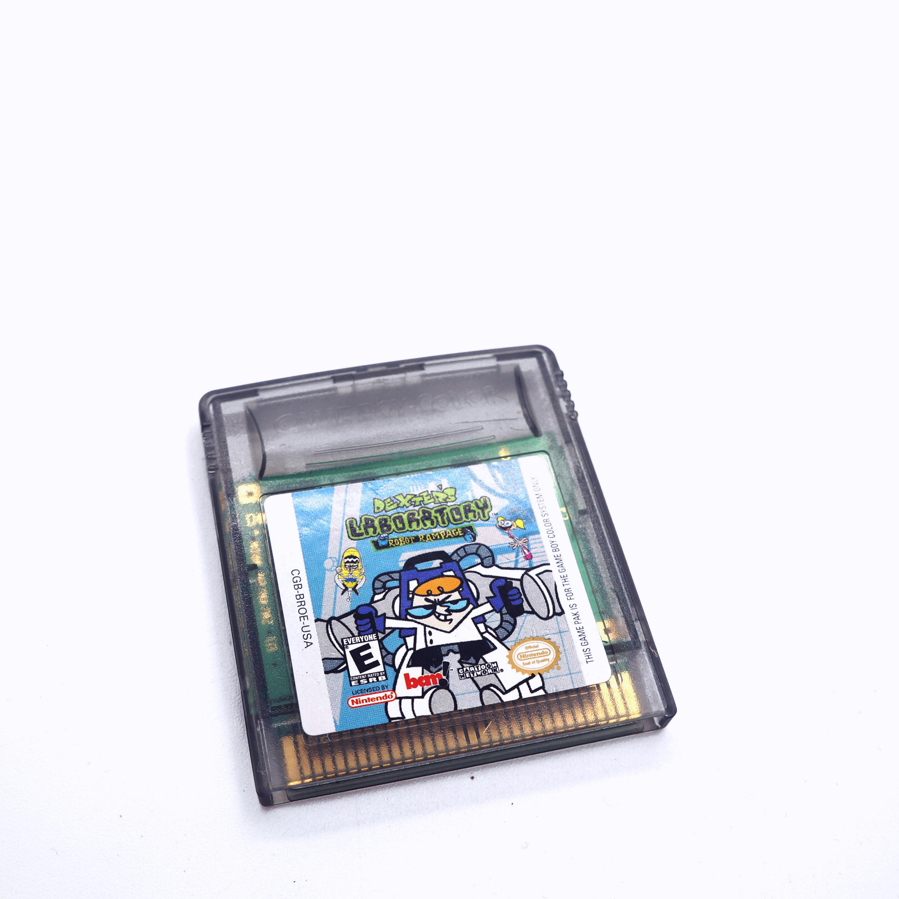Dexter's Laboratory Robot Rampage Game Boy Color Video Game