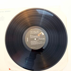 May include: A black vinyl record with a white label. The label has the RCA logo and the text "Side B Stereo LSO 1150 (WPRS-3062)". The record is in a white paper sleeve.