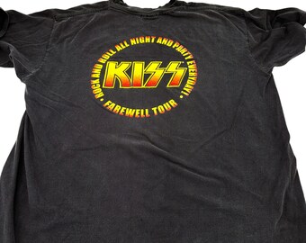 Vintage KISS the Farewell Tour 1973-2000 Authentic 2000s Y2k