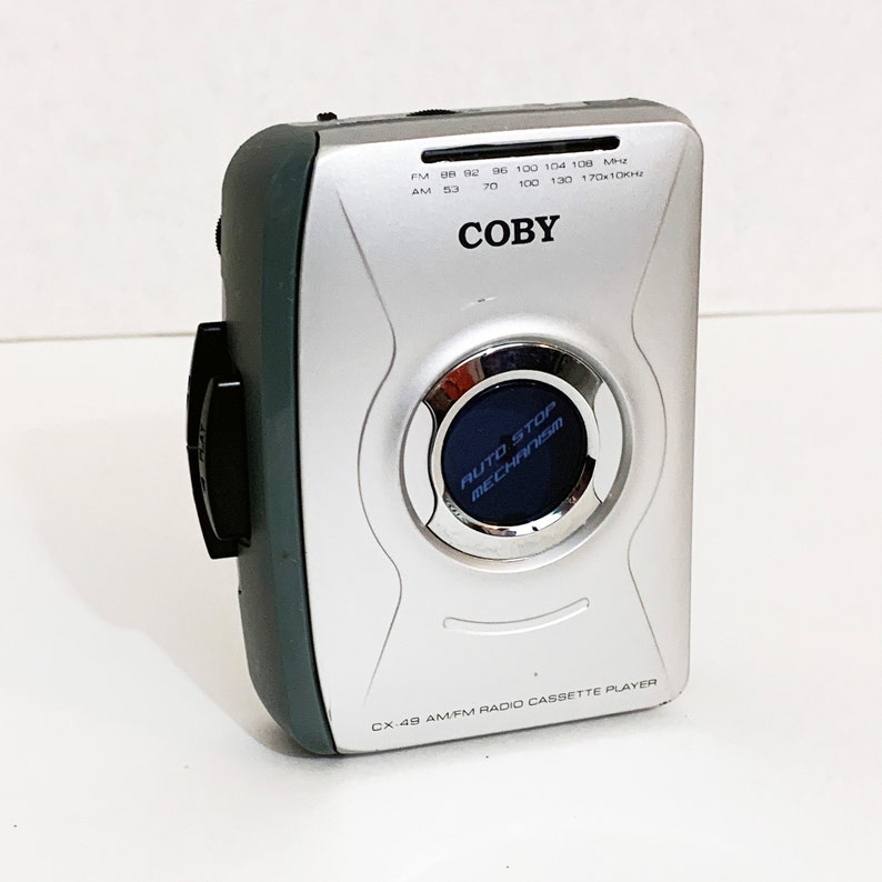 Vintage Coby CX49 Walkman Cassette Tape Player and AM FM Radio Etsy