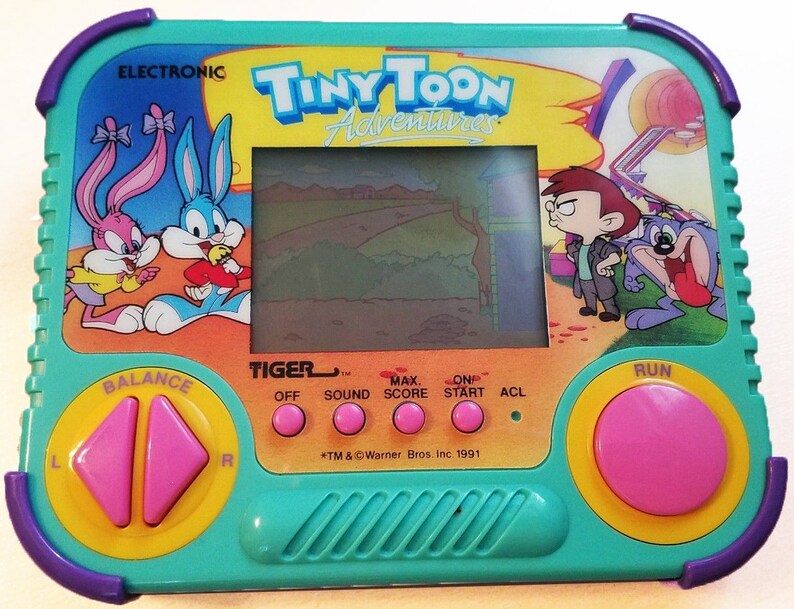 Vintage Tiny Toon Adventures 1990 Tiger Electronics Handheld Etsy