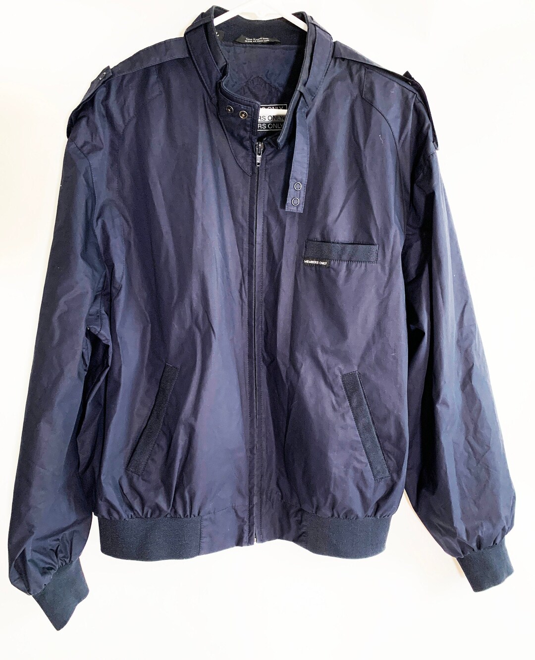 70s〜80s MEMBERS ONLY Wool Oversiz Jacket VINTAGE 70s/80s Members Only Style Jacket L Blue Bomber