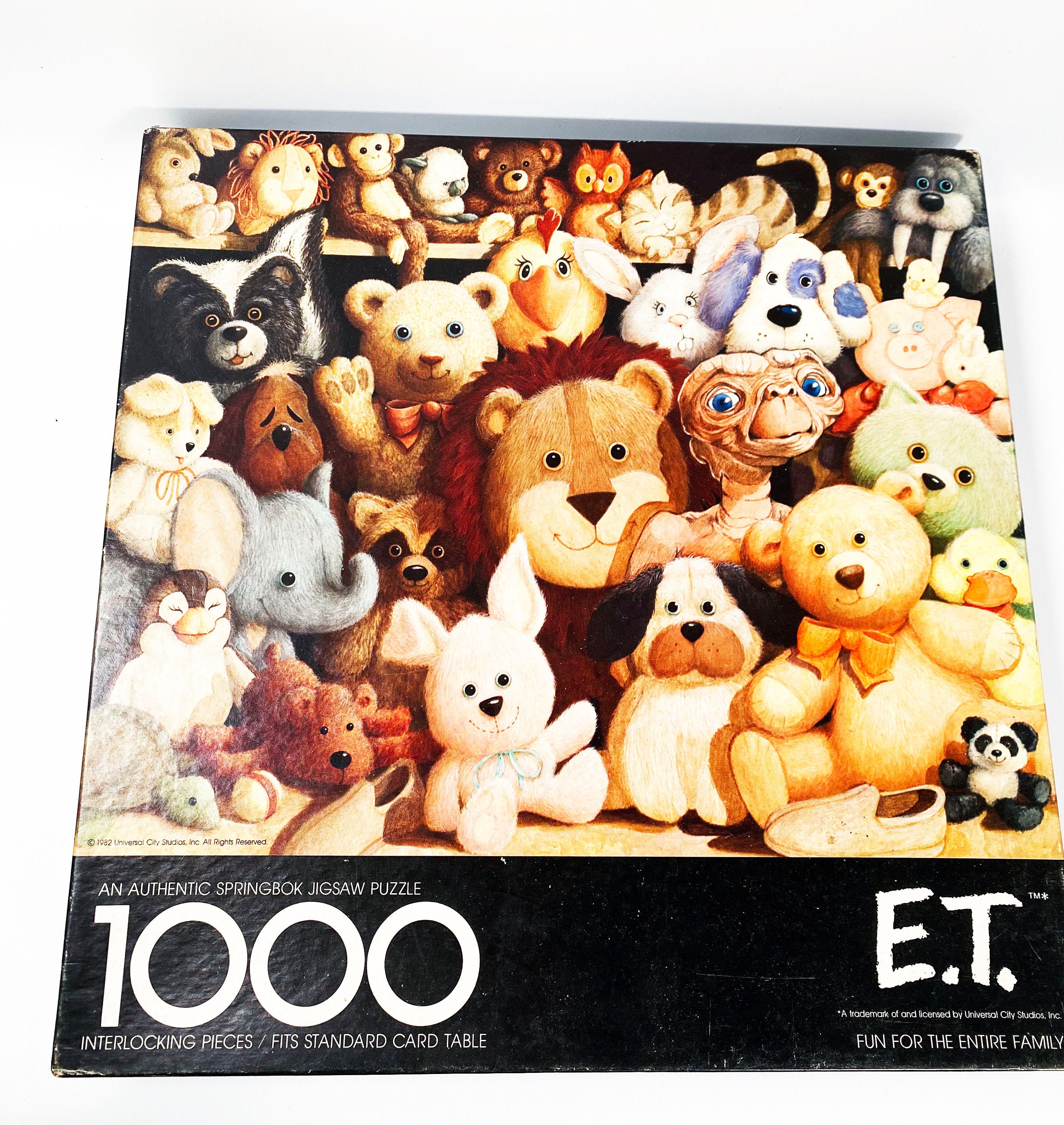 Vintage Springbok 1982 ET 1000 Piece Jigsaw Puzzle Original