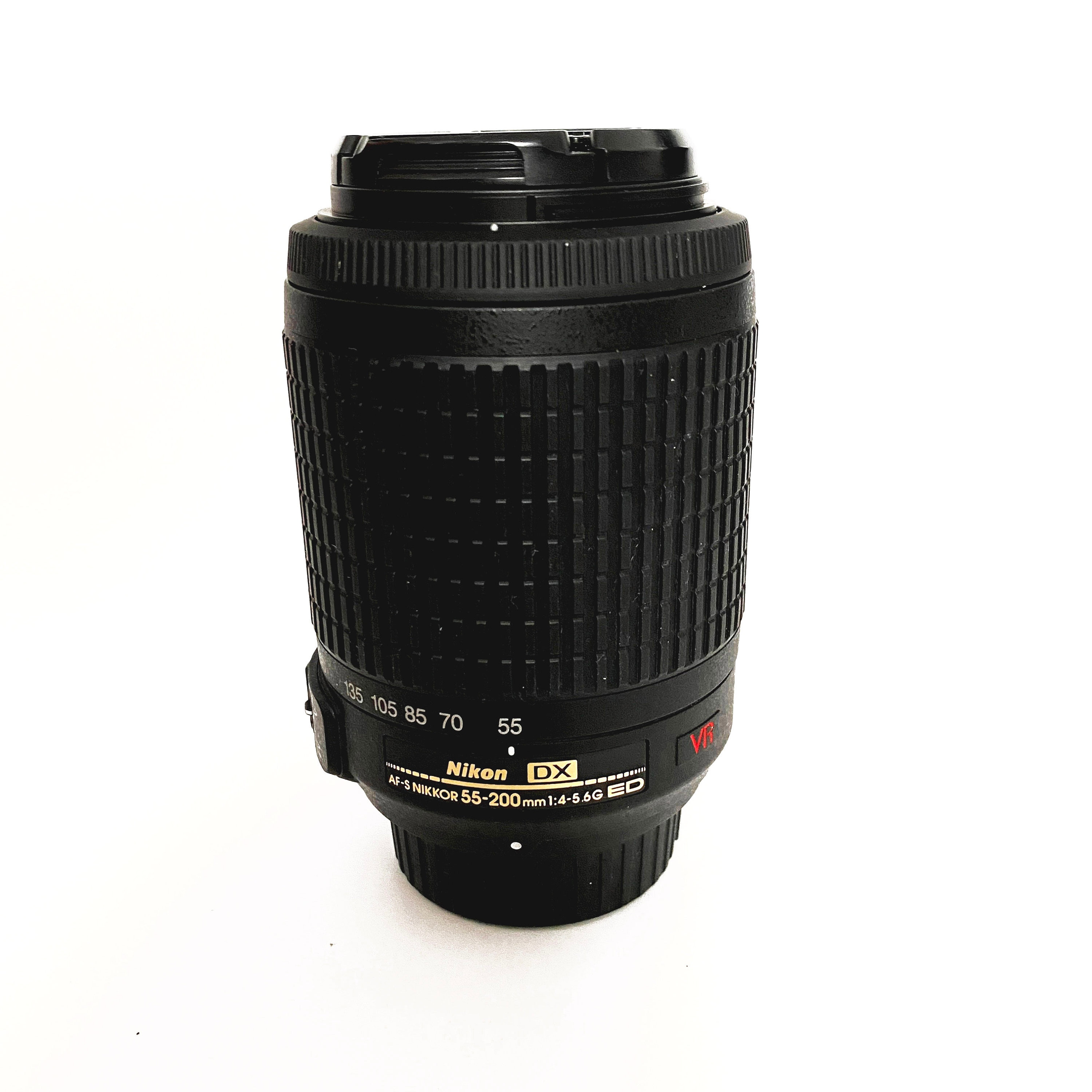 Nikon AFS Mount Dx Swm Nikkor 55-200mm F/4-5.6g ED VR Camera Lens