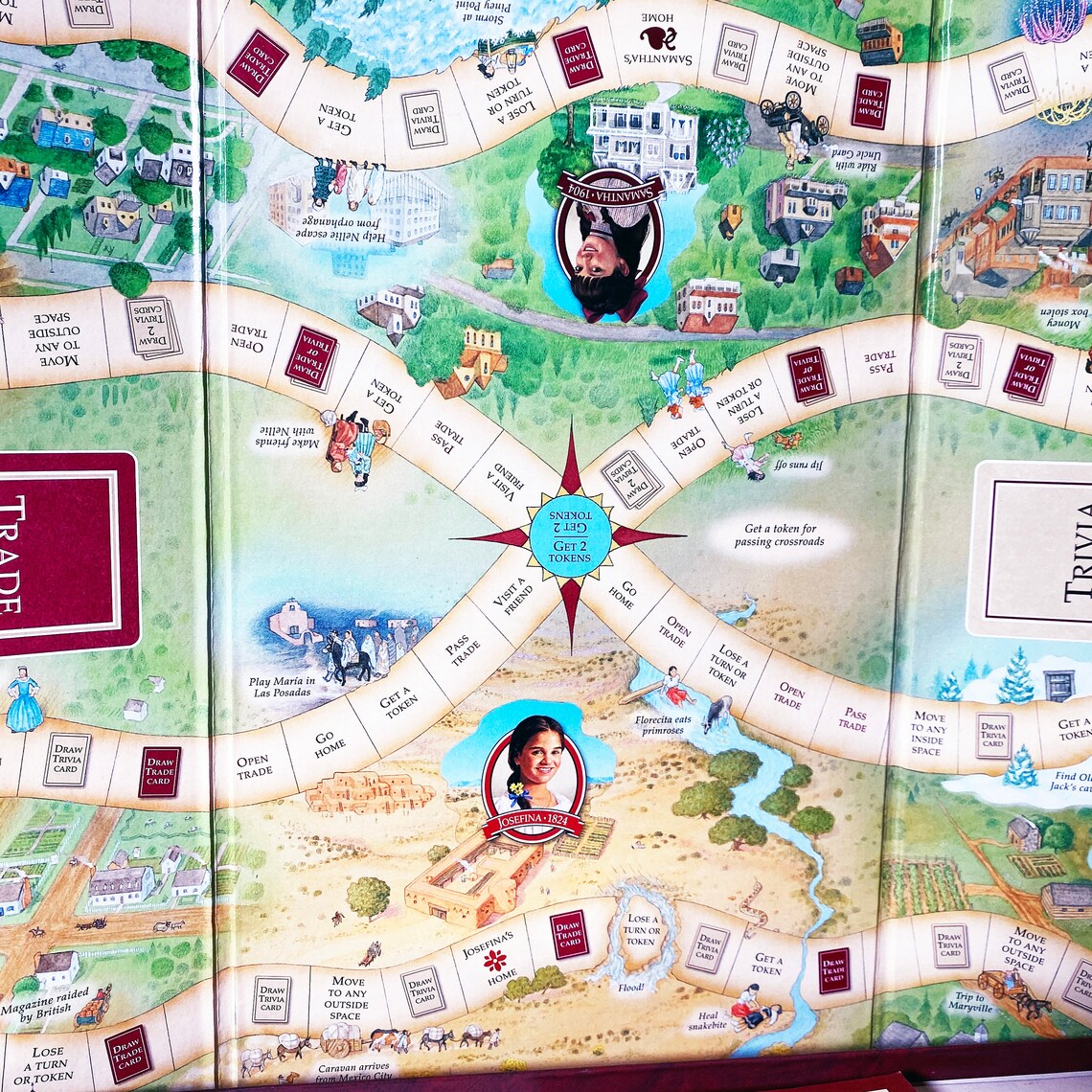 Vintage the American Girls Game Board Game 100% Complete 1999 | Etsy