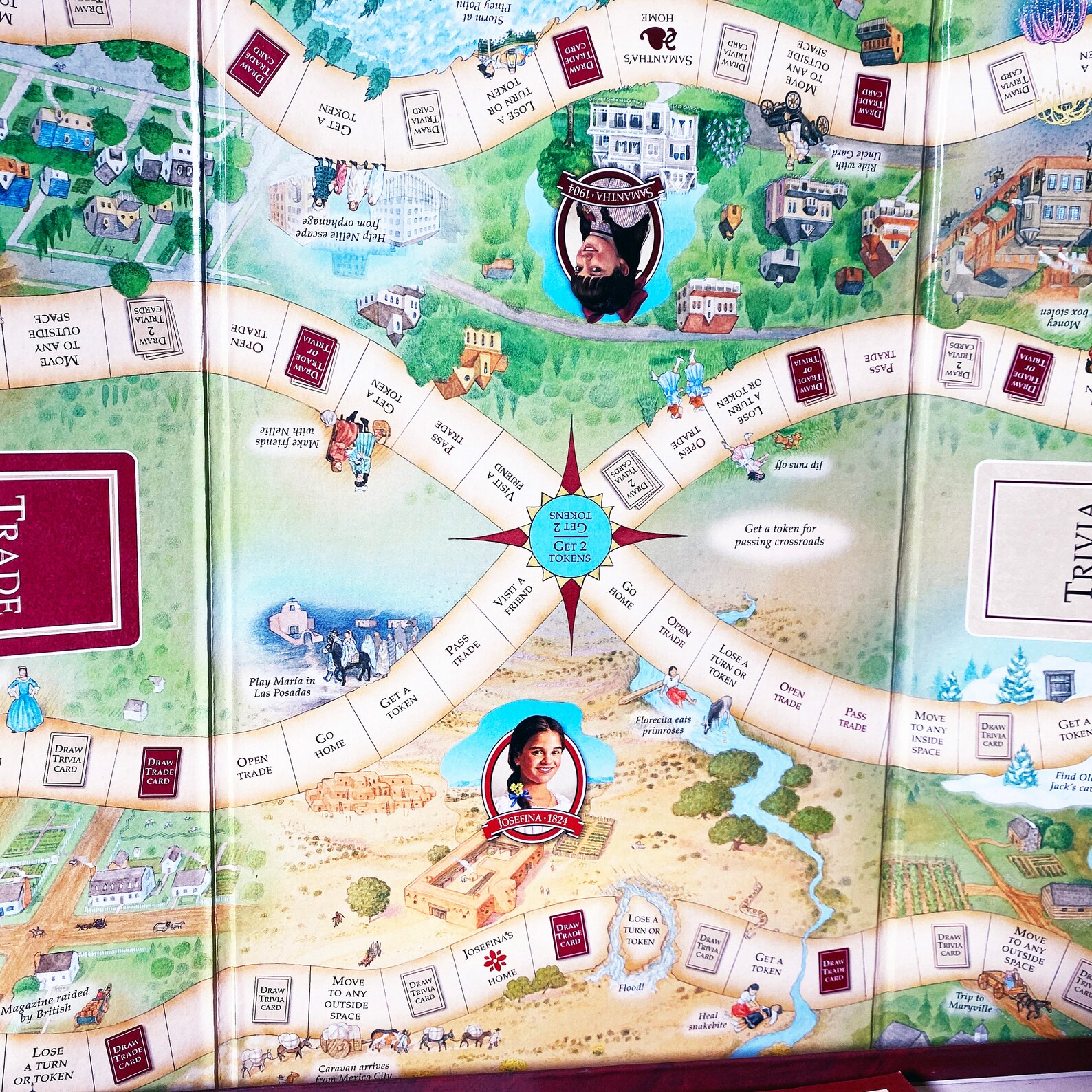 Vintage the American Girls Game Board Game 100 Complete 1999 Etsy