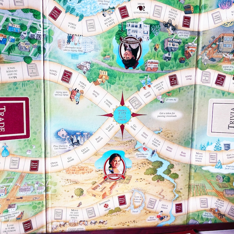 Vintage the American Girls Game Board Game 100% Complete 1999 | Etsy
