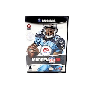 Vintage Nintendo Gamecube Madden 08 Video Game Cube Complete with Manual