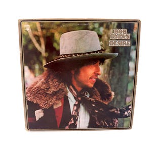 Vintage Bob Dylan Desire Vinyl LP Record Double Album 1976 70s Folk Rock