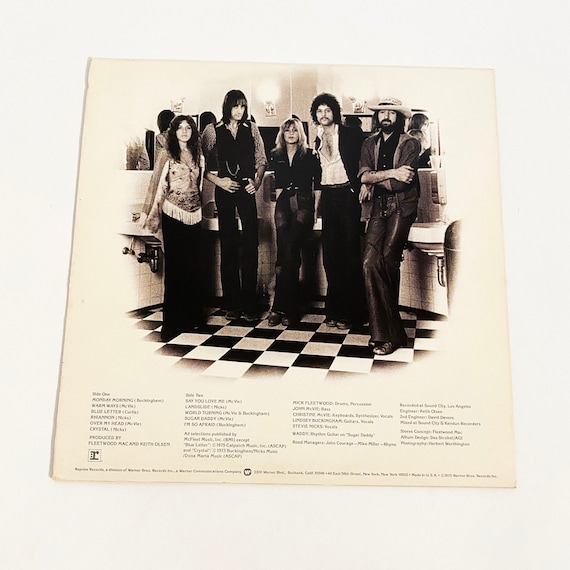 Buy Vintage Original Fleetwood Mac Self Titled LP With Liner 1975