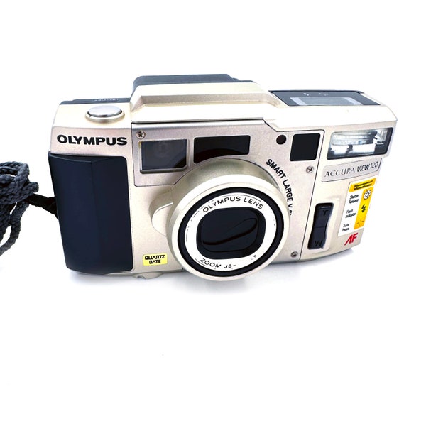 Vintage Olympus Accura View Zoom 120 35mm Film Point Shoot Film Camera Auto Focus Tested Works Autofocus Zoom Lens Silver Lomo Photography
