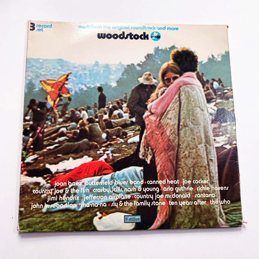 Vintage 1970 Woodstock 3 Record Set Album Vinyl LP Record Original