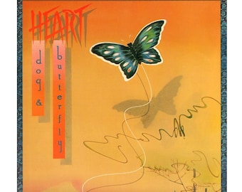 Vintage Heart Dog & Butterfly LP Record Vinyl Album 12" Original 1978 Straight On 70s