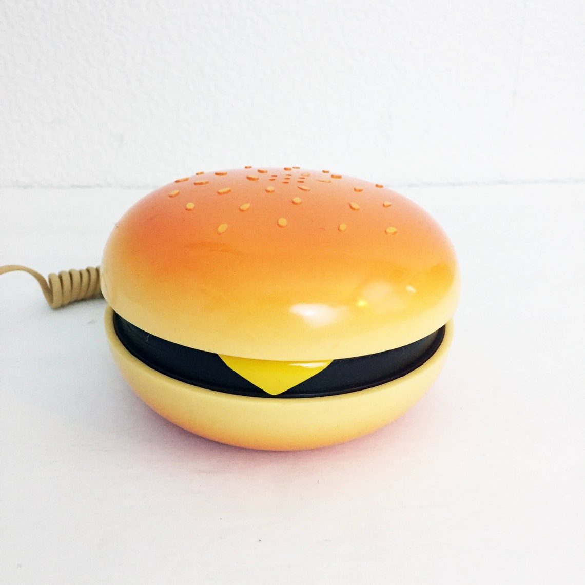 Vintage Novelty Juno Hamburger Phone 1990s Working Burger Etsy