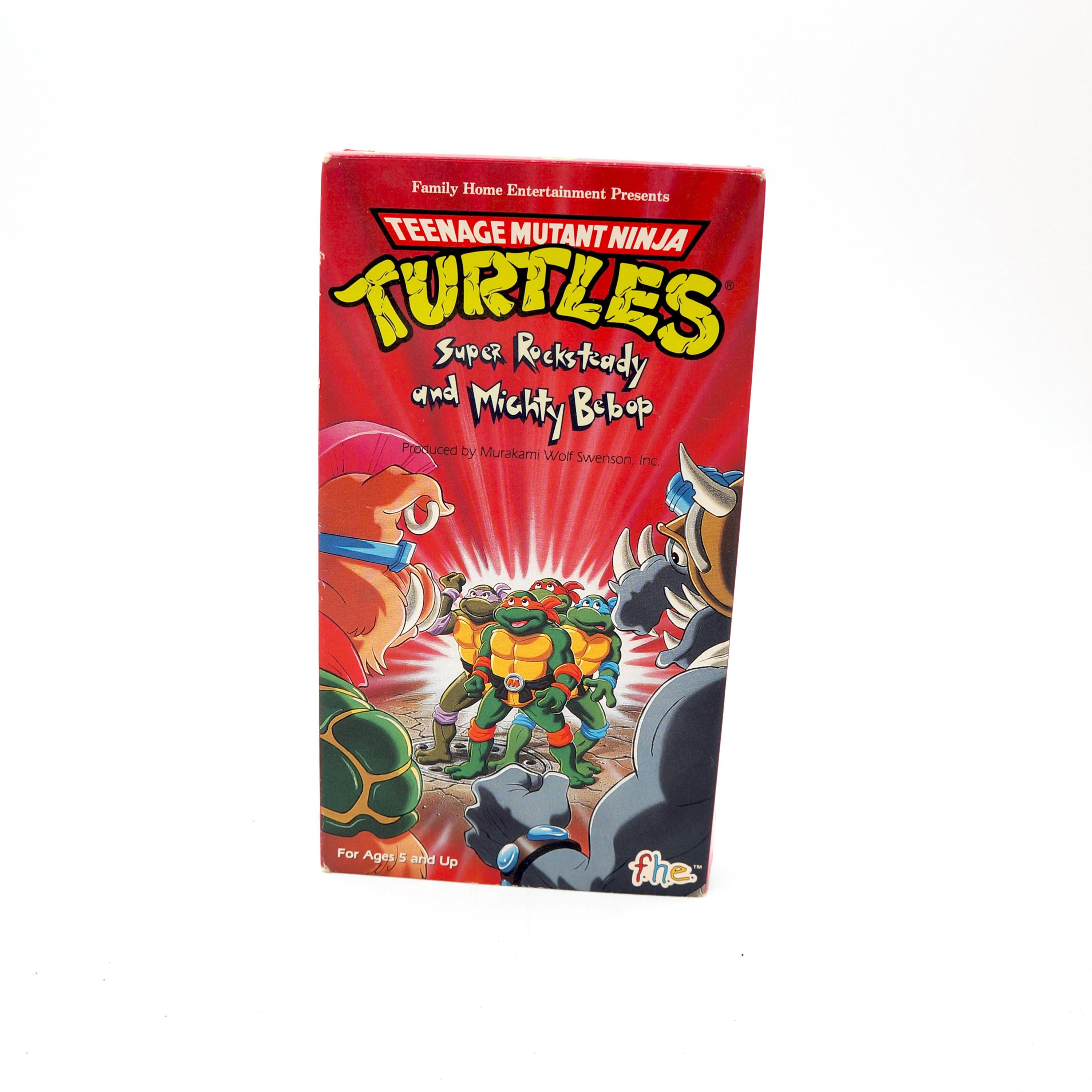 Vintage 1990 Teenage Mutant Ninja Turtles VHS Tape Super