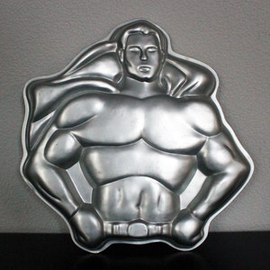 Vintage Super Hero DC Comics Super Man Batman Wilton Cake Pan 1977 - Etsy
