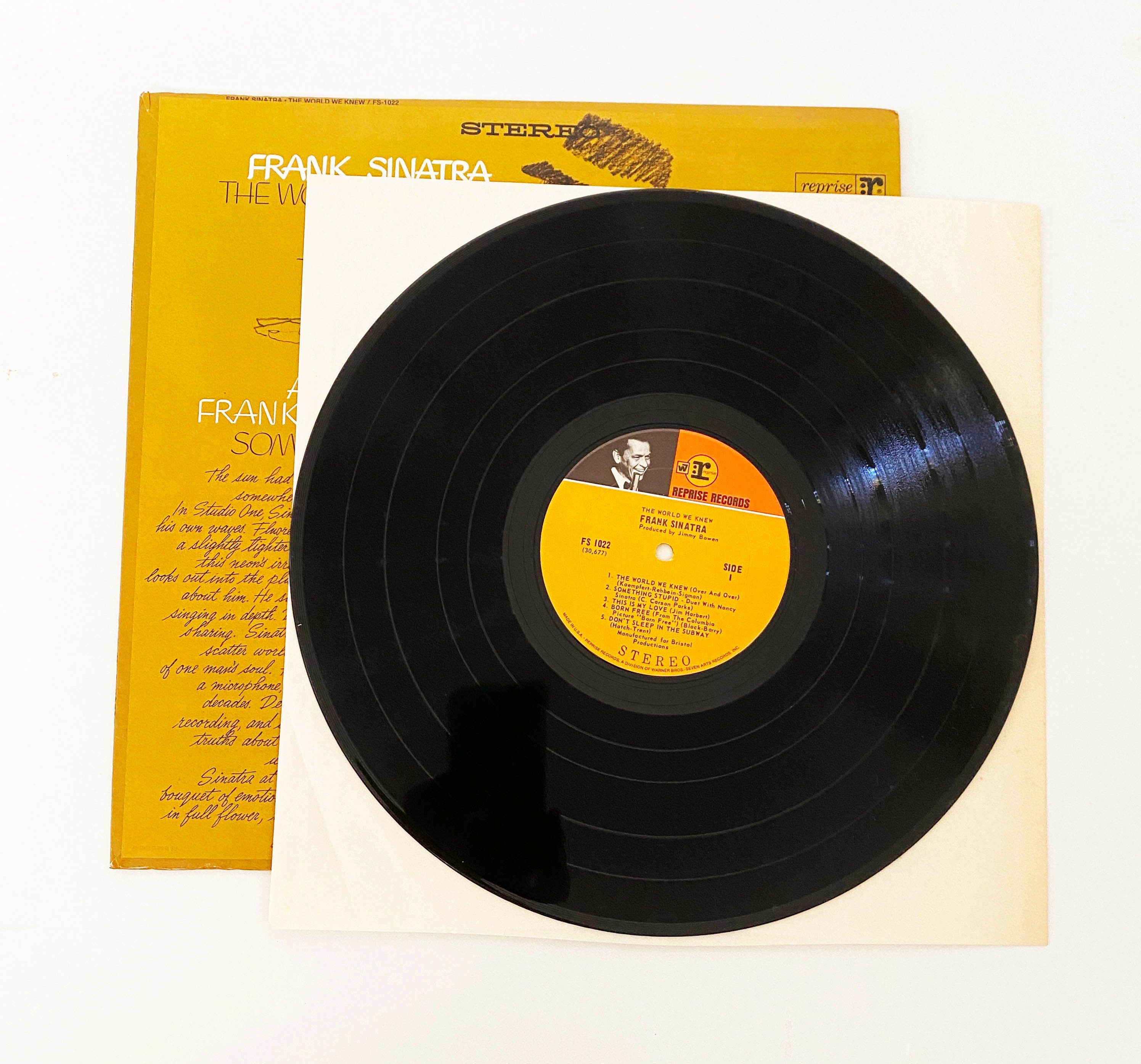 Vintage Frank Sinatra the World We Knew Vinyl LP Album