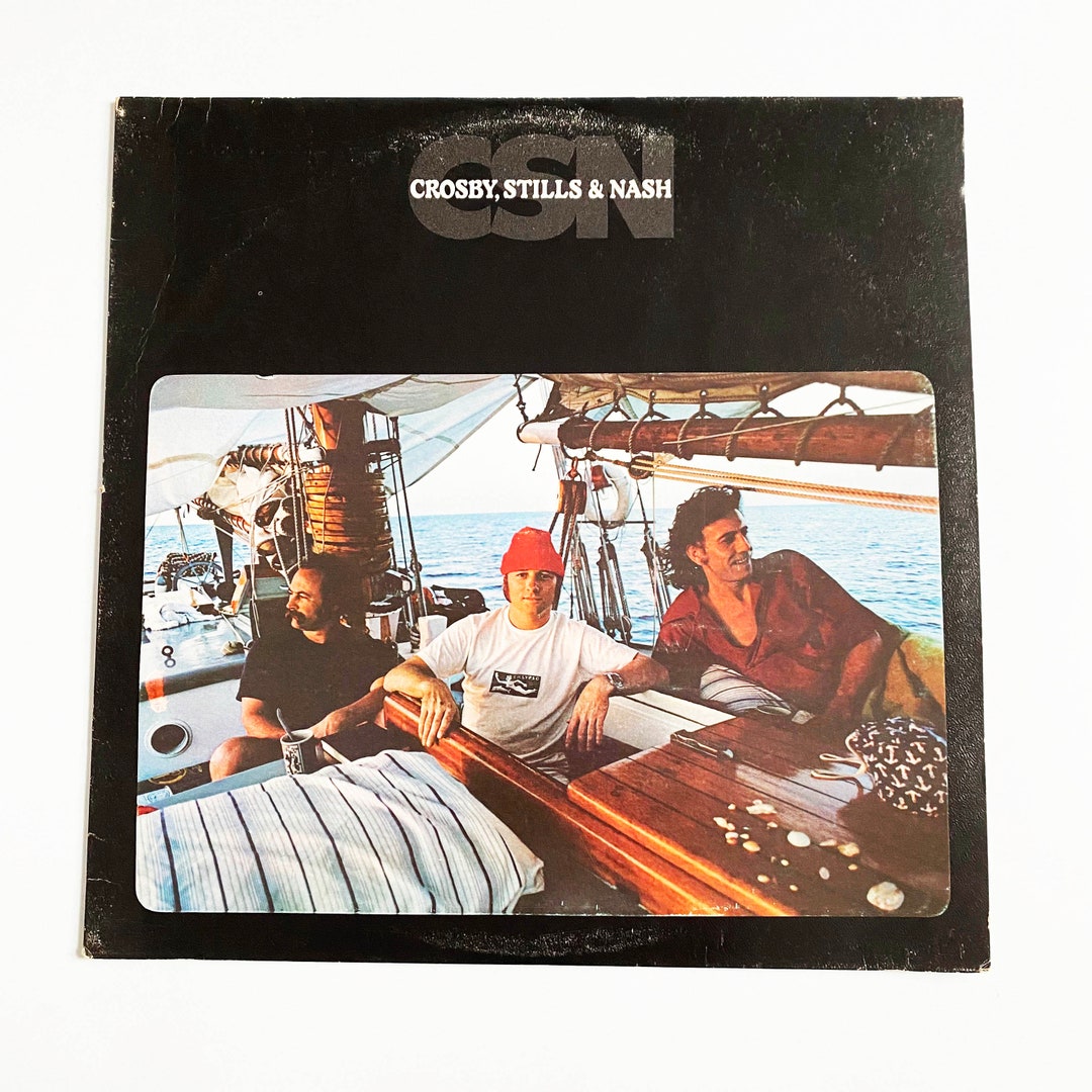 Vintage Crosby Stills & Nash CSN Vinyl Record LP Album 12