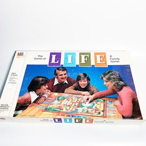 Vintage Game of Life Milton Bradley 100% Complete Classic Game 1981 1980s 80s Game Night