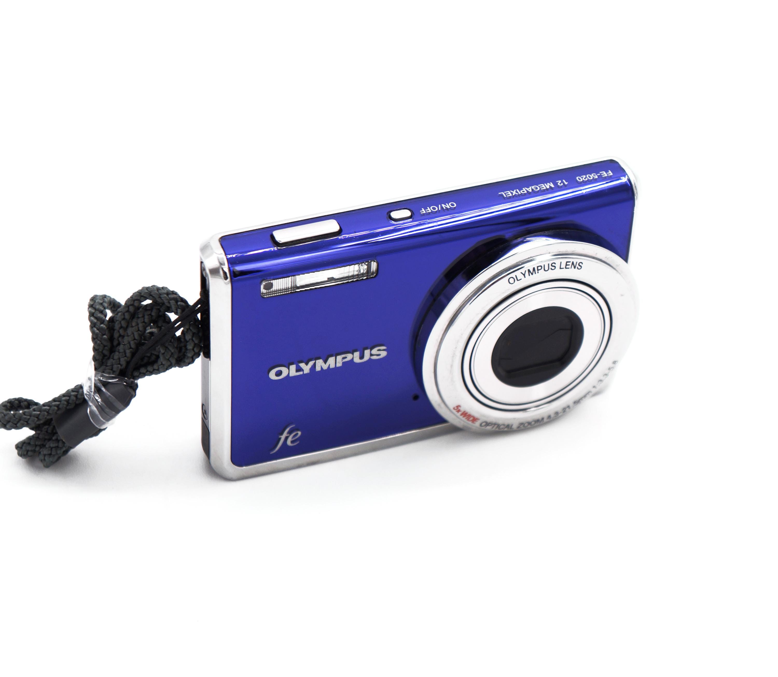 Vintage Olympus FE-5020 12MP Purple Digital Camera Digi Zoom Vintage Olympus FE-5020 12MP Purple Digital Camera Digi Zoom