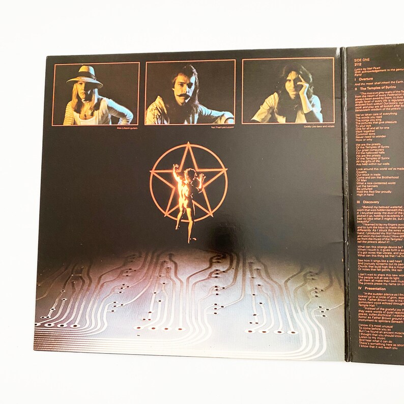 Vintage Rush 2112 LP Record Vinyl Album Record 12 1970s - Etsy
