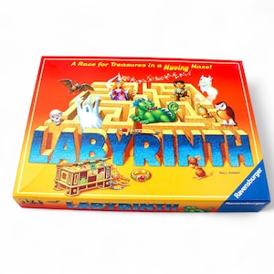 Vintage Ravensburger Labyrinth Board Game Maze 90s 100% Complete D&D image 1