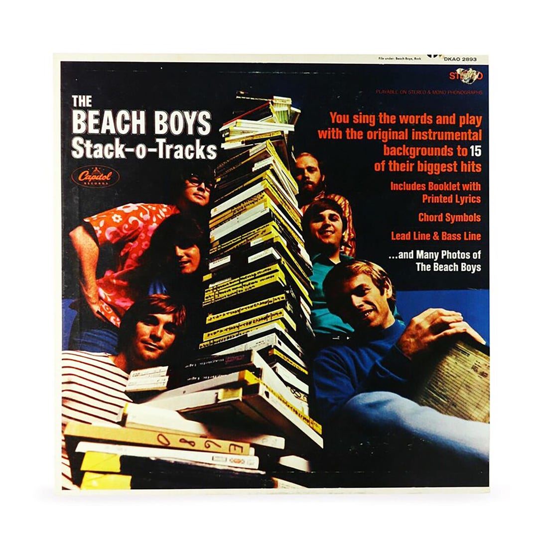 Vintage Beach Boys Stack-o-tracks LP Vinyl Album Record 12