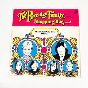 Vintage The Partridge Family Shopping Bag Album TV Show LP Record Vinyl Album 1970 70s David Cassidy