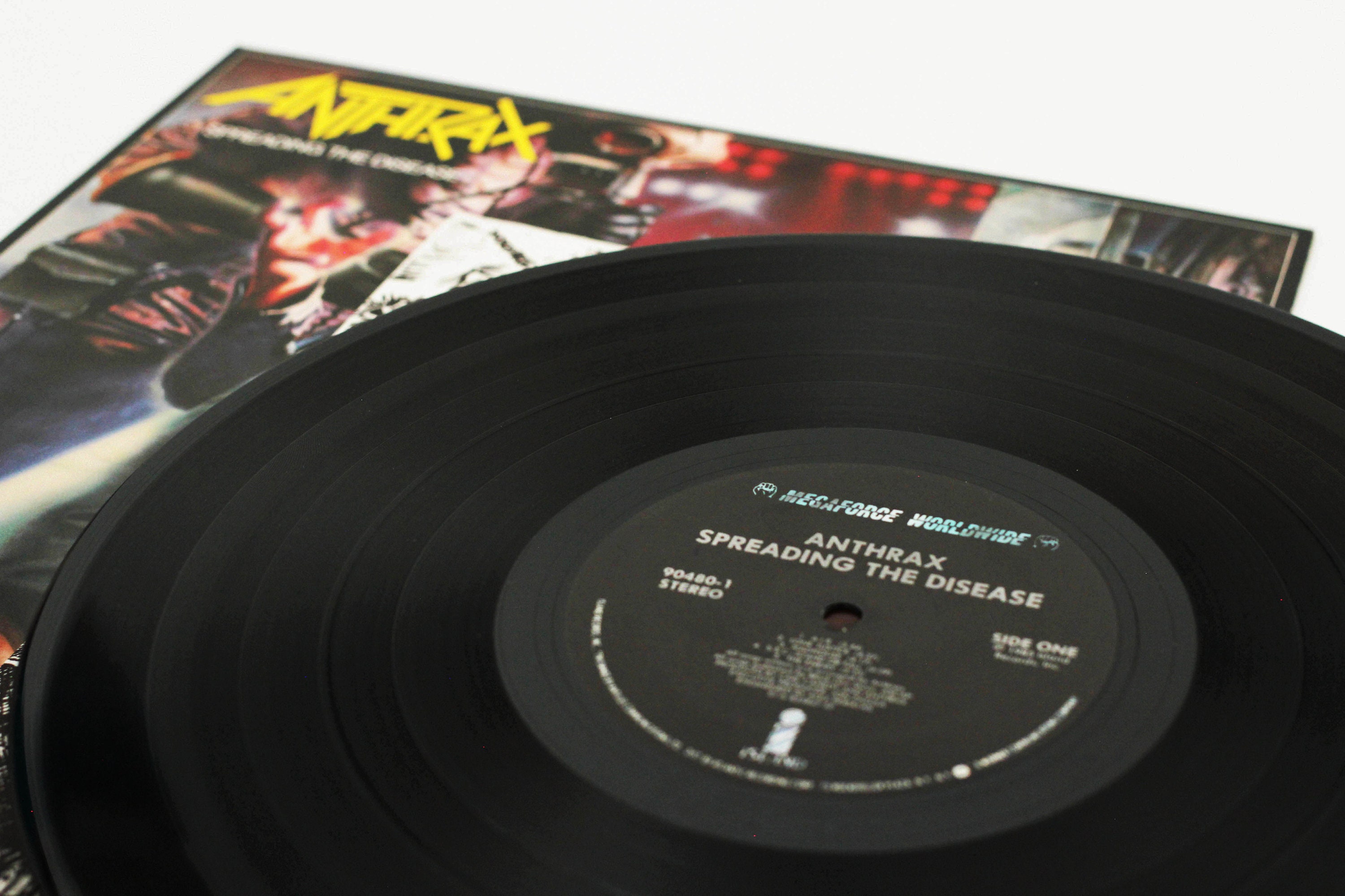 Vintage Anthrax Spreading the Disease LP Record Vinyl Album 1984