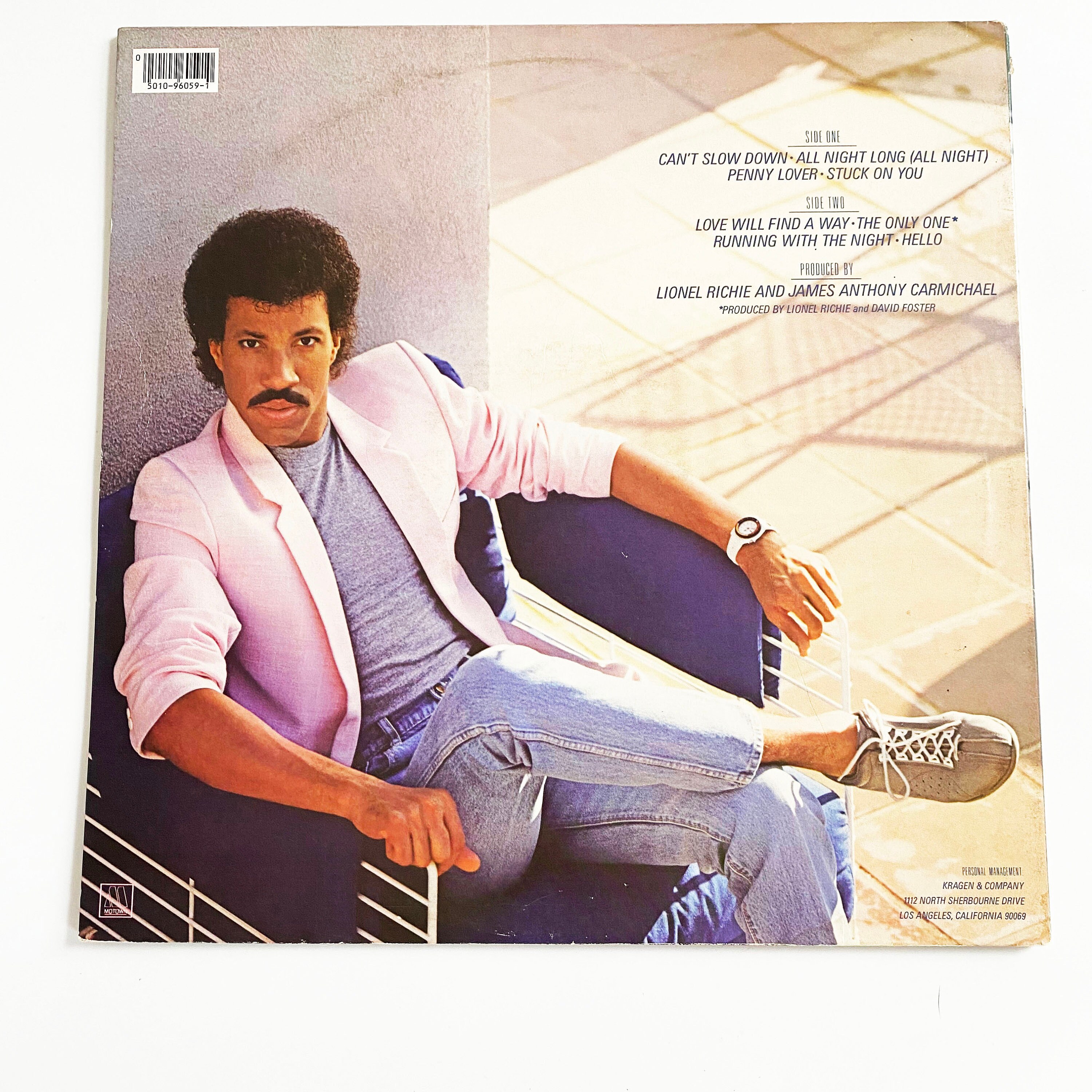 Lionel Riche CAN'T SLOW DOWN ドイツ盤LP初期プレス Lionel Richie, Can't Slow Down / Vinyl - Etsy